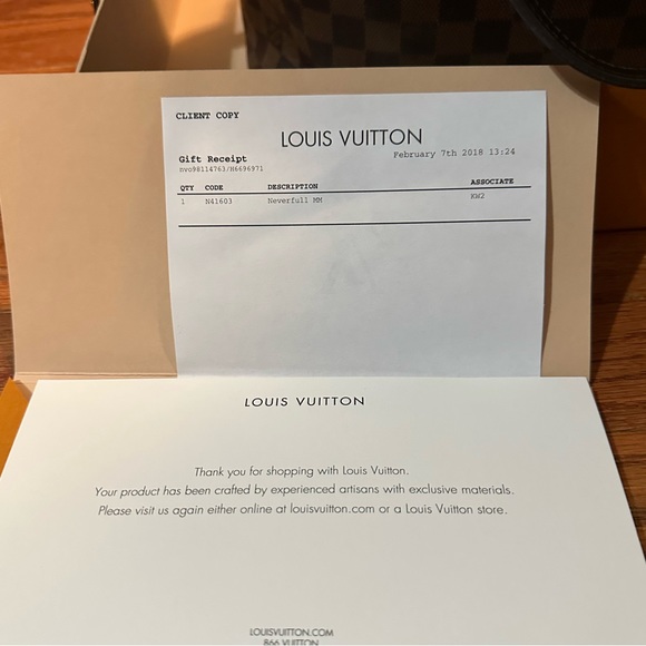 REDUCED- AUTHENTIC Louis Vuitton Damier Ebene Neverfull MM with Pink lining. - Picture 3 of 15